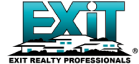 exit Realty logo of large teal Exit